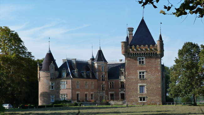 Vue du château de Loriol, à Confrançon - Confrançon (01310) - Ain