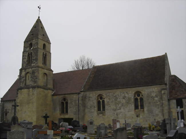 L'église Saint-Martin - Anguerny (14610) - Calvados