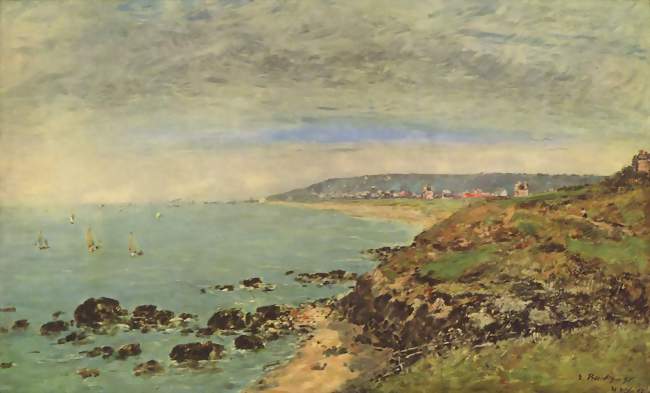 La côte de Benerville peinte par Eugène Boudin - Benerville-sur-Mer (14910) - Calvados
