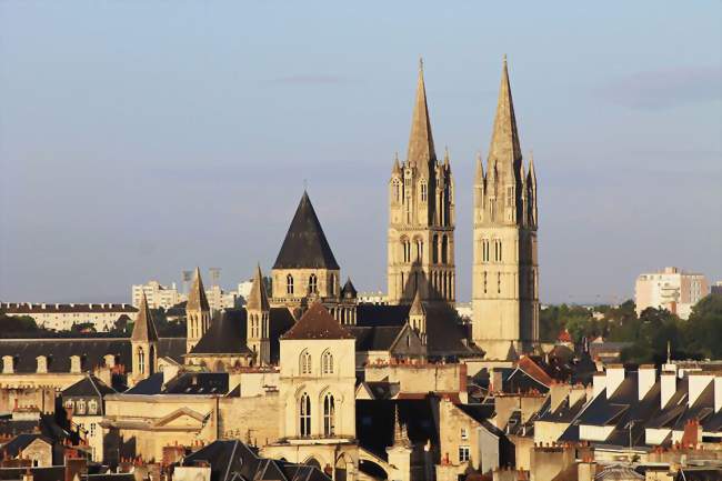 Clochers de la vieille ville de Caen