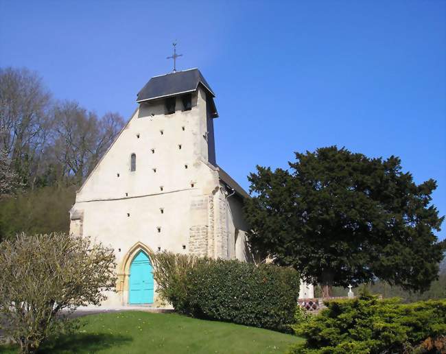 L'église Notre-Dame et vieil if funéraire - Grangues (14160) - Calvados