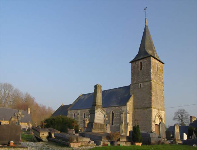 L'église Saint-Sulpice - Maisoncelles-sur-Ajon (14210) - Calvados
