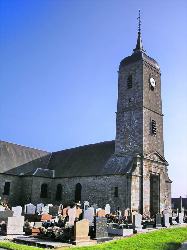 L'église Saint-Germain - Saint-Germain-de-Tallevende-la-Lande-Vaumont (14500) - Calvados