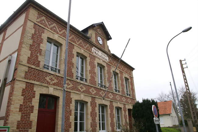 La mairie - Saint-Martin-aux-Chartrains (14130) - Calvados