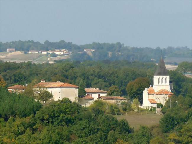 Curac vu de Sainte-Marie - Curac (16210) - Charente