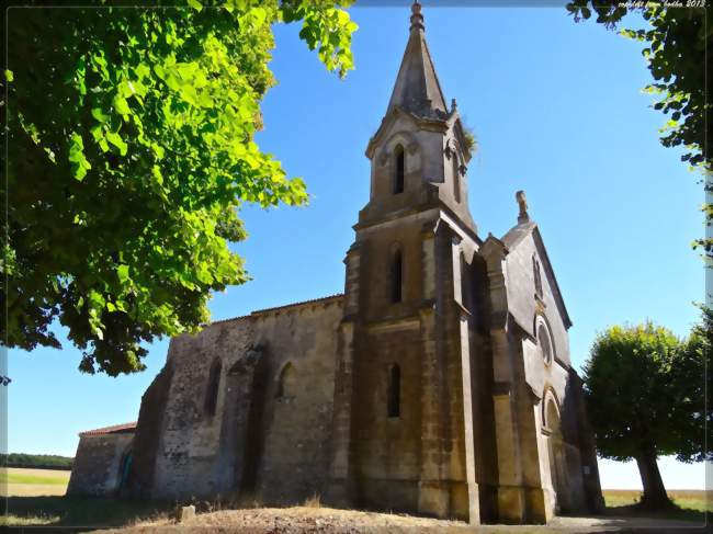 Eglise de Courant (17330) - Crédit: bodha Jac (CC by SA)