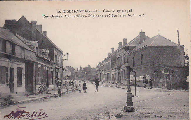 Rue du Général St Hilaire à Ribemont - Ribemont (02240) - Aisne