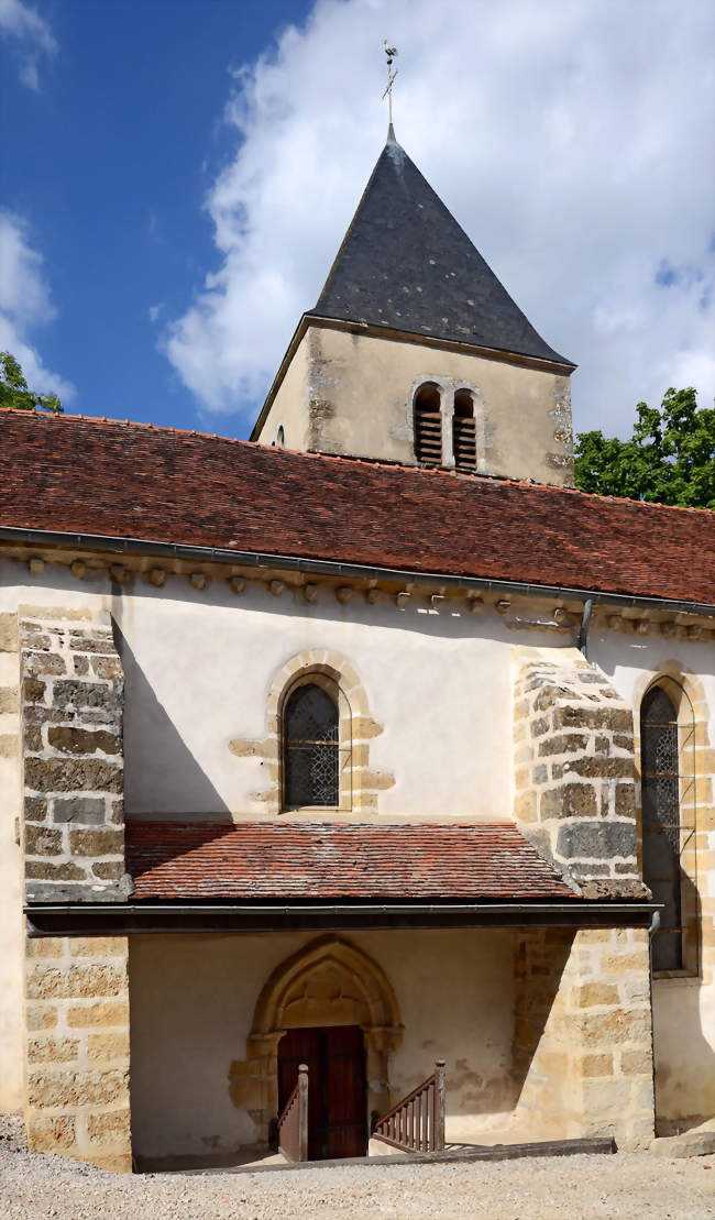L'entrée de l'église de Grignon - Grignon (21150) - Côte-d'Or