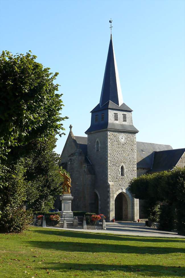 Église Saint-Laurent et monument aux morts - Rougnat (23700) - Creuse