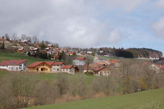 Le village en avril 2012 - Les Alliés (25300) - Doubs