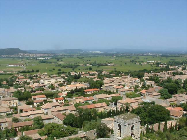 Vue générale du village - Saint-Victor-la-Coste (30290) - Gard