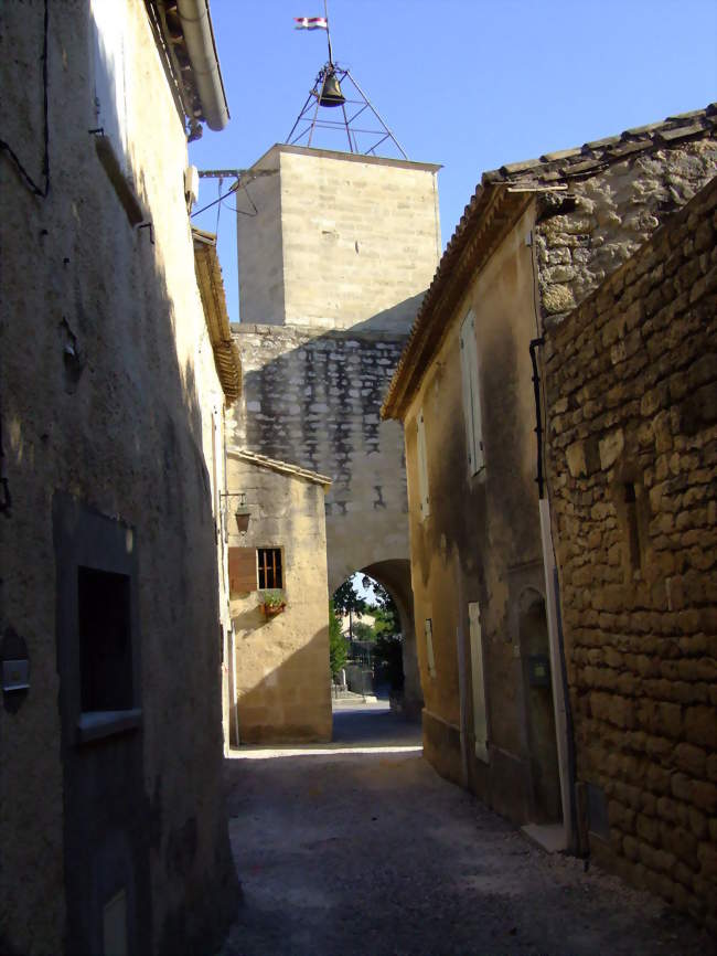 Rues dans le centre de Villevieille - Villevieille (30250) - Gard