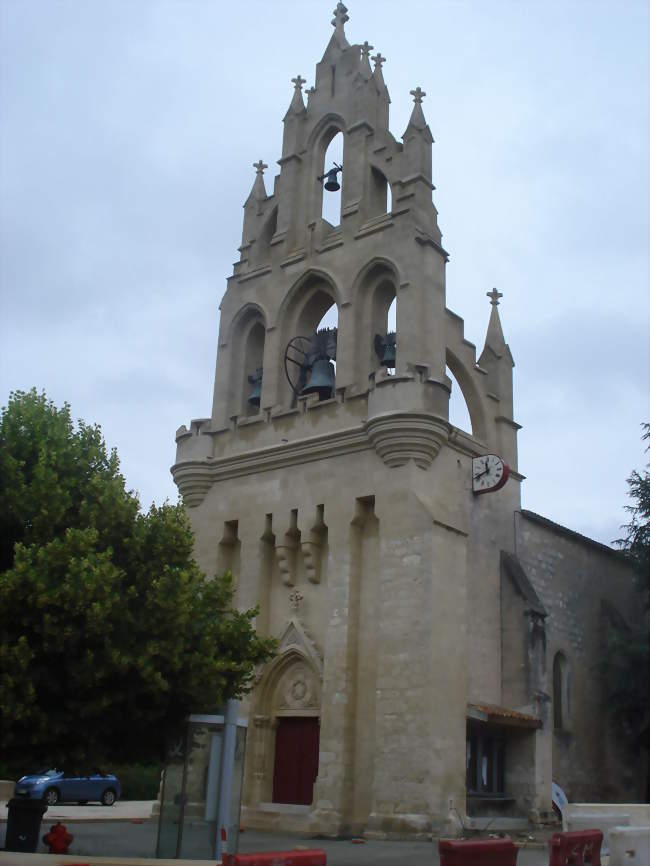 Les Lèves, l'église - Les Lèves-et-Thoumeyragues (33220) - Gironde