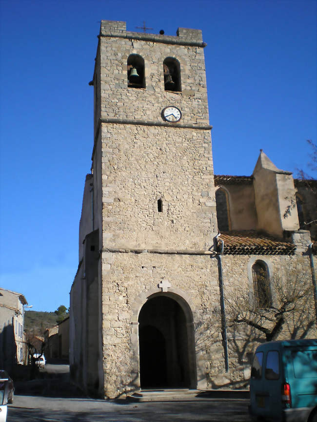 L'église Saint-Laurent du XVIIe siècle d'Azillanet - Azillanet (34210) - Hérault
