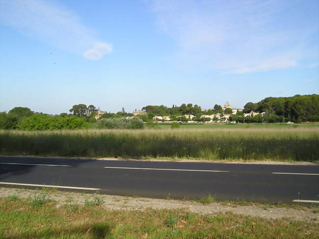 Le vieux centre de Clapiers vu depuis Jacou - Clapiers (34830) - Hérault