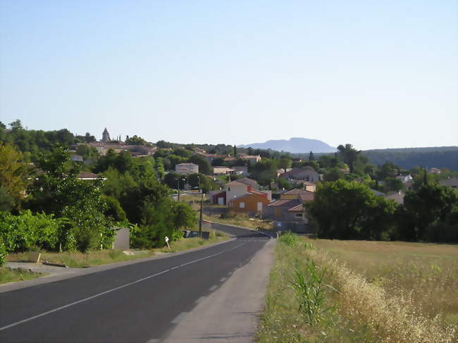 Le village de Vailhauquès vu du Sud - Vailhauquès (34570) - Hérault