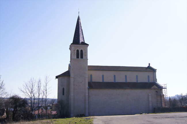 L'église de Badinières après rénovation (2011) - Badinières (38300) - Isère