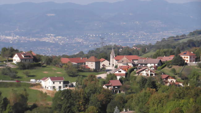 Le bourg central de Montaud - Montaud (38210) - Isère