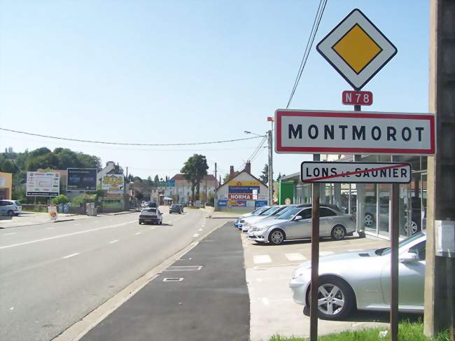 Entrée à Montmorot en arrivant de Lons-le-Saunier - Montmorot (39570) - Jura
