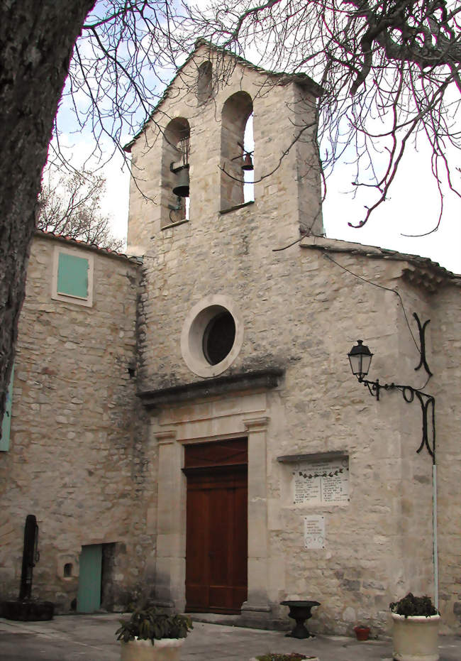 L'église de lAssomption de la Vierge - Aubenas-les-Alpes (04110) - Alpes-de-Haute-Provence