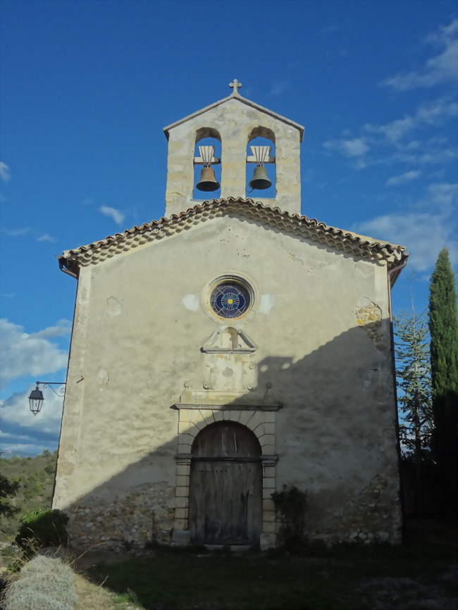 Église Saint-Jacques, à Espinouse (village) - Le Chaffaut-Saint-Jurson (04510) - Alpes-de-Haute-Provence