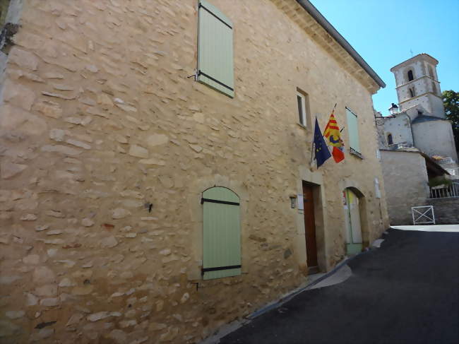 La mairie, installée dans lancienne maison commune - Mallefougasse-Augès (04230, 04310) - Alpes-de-Haute-Provence