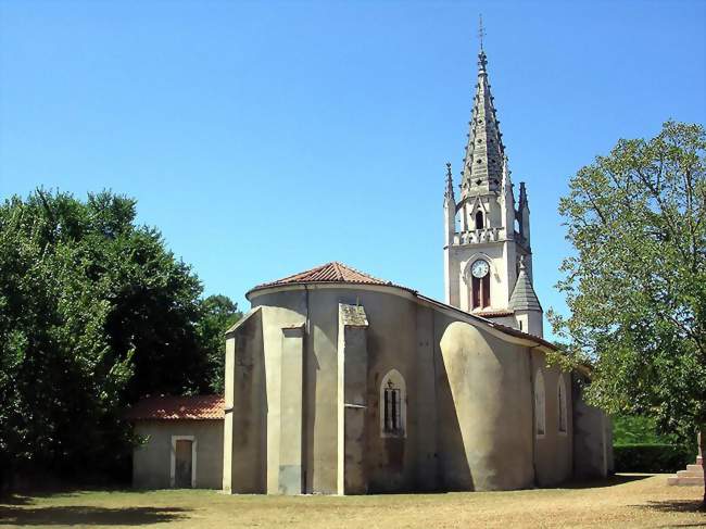 Église Saint-Pierre-et-Saint-Michel de Lüe - Lüe (40210) - Landes