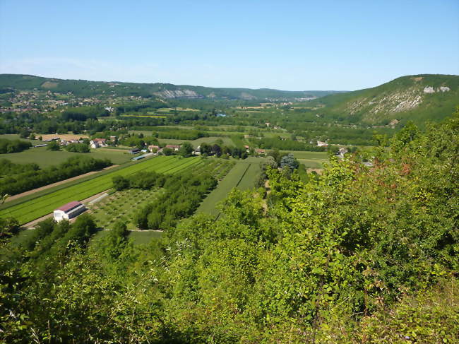 La vallée de la Dordogne au Roc - Le Roc (46200) - Lot