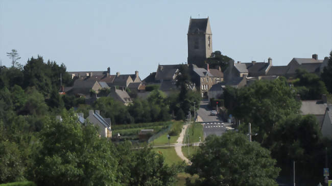 Vue sur la commune - Brix (50700) - Manche