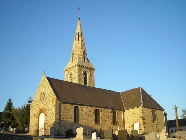 L'église Saint-Ouen - Le Petit-Celland (50370) - Manche