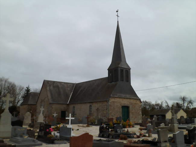 L'église Saint-Jean-Baptiste - Saint-Jean-du-Corail (50140) - Manche