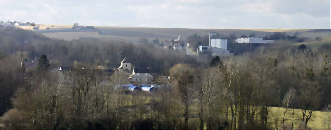 Vue de Chambrecy, à gauche, et de Ville en Tardenois, à droite - Ville-en-Tardenois (51170) - Marne