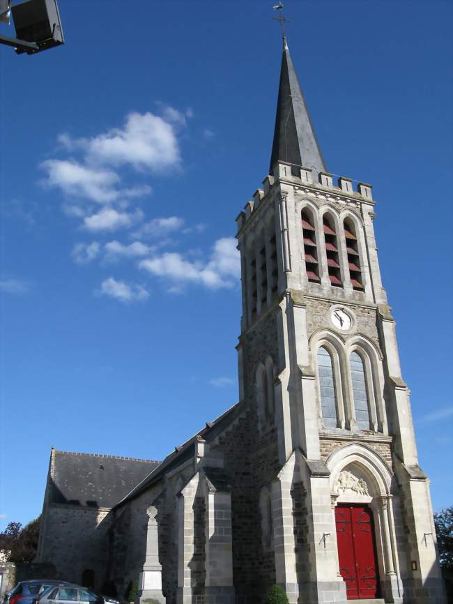 L'église Saint-Martin - Contest (53100) - Mayenne