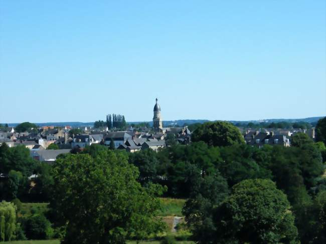 La ville vue du nord - Ernée (53500) - Mayenne