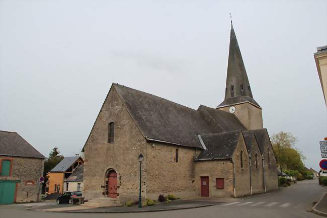 L'église Saint-Christophe - Saint-Christophe-du-Luat (53150) - Mayenne