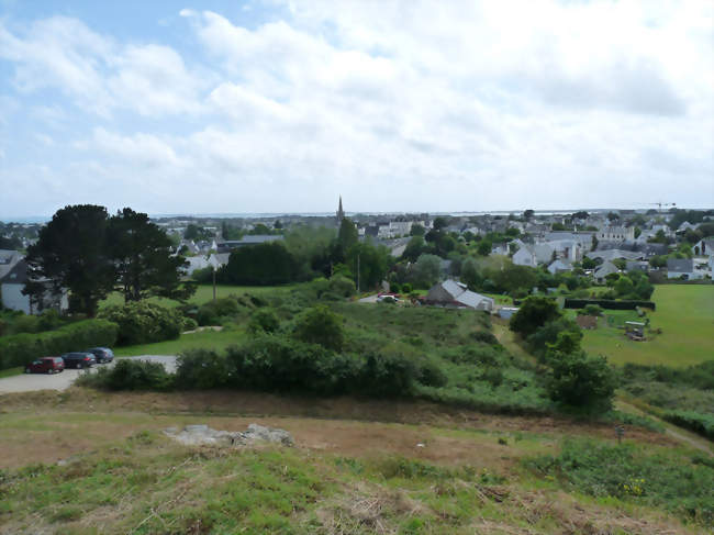 Vue de la ville depuis le tumulus Saint-Michel - Carnac (56340) - Morbihan
