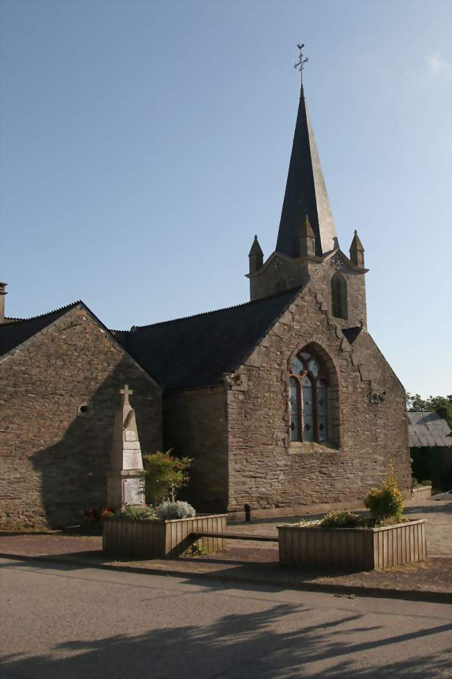 L'église Saint-Étienne - Saint-Abraham (56140) - Morbihan
