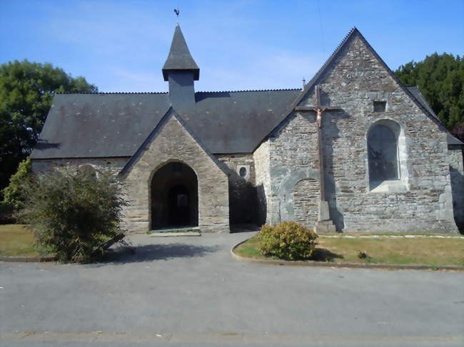l'église paroissiale - Sainte-Brigitte (56480) - Morbihan