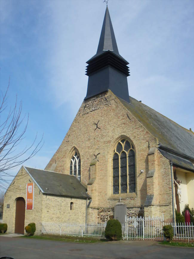 L'église Saint-Georges - Crochte (59380) - Nord