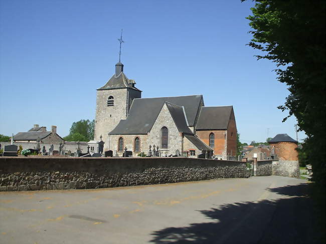 L'église de Saint-Aubin - Saint-Aubin (59440) - Nord