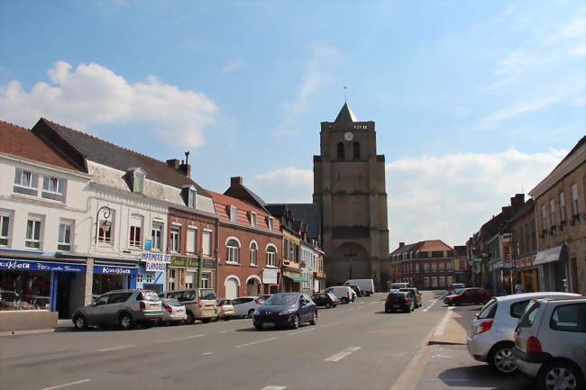 Place et église de Wormhout - Wormhout (59470) - Nord