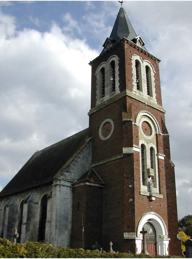 L'église Saint-Riquier - Bourecq (62190) - Pas-de-Calais