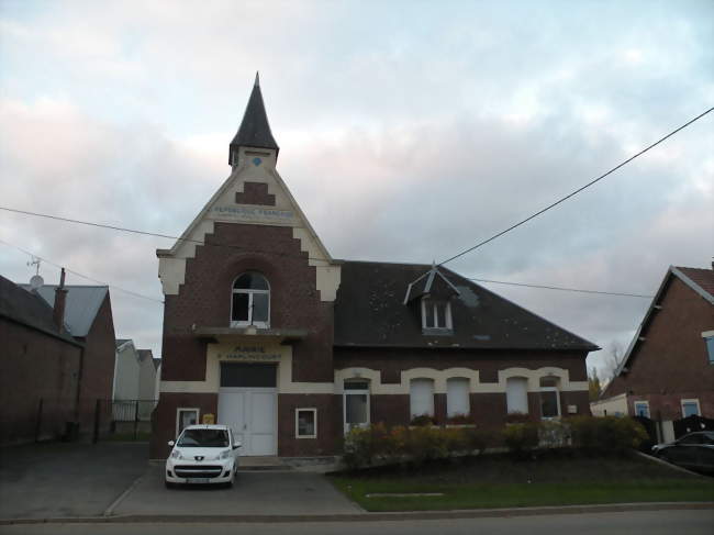 La mairie - Haplincourt (62124) - Pas-de-Calais