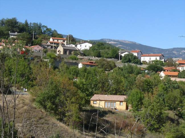 Vue sur Escaro depuis la route de Sahorre - Escaro (66360) - Pyrénées-Orientales