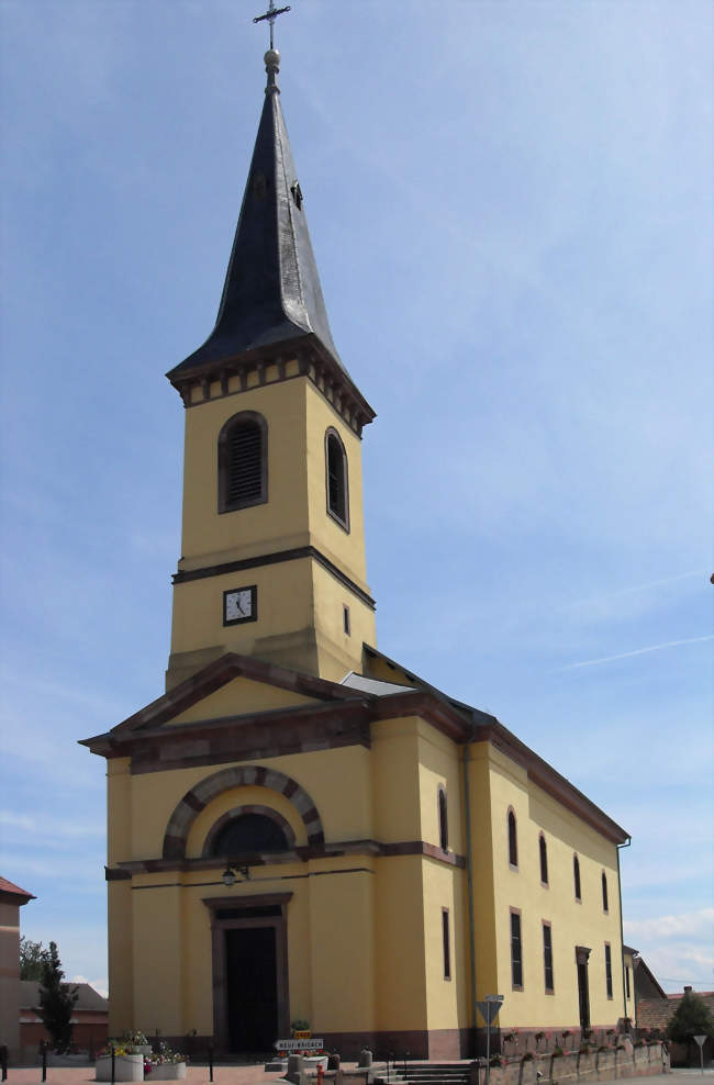 L'église Saint-Jacques-le-Majeur - Heiteren (68600) - Haut-Rhin