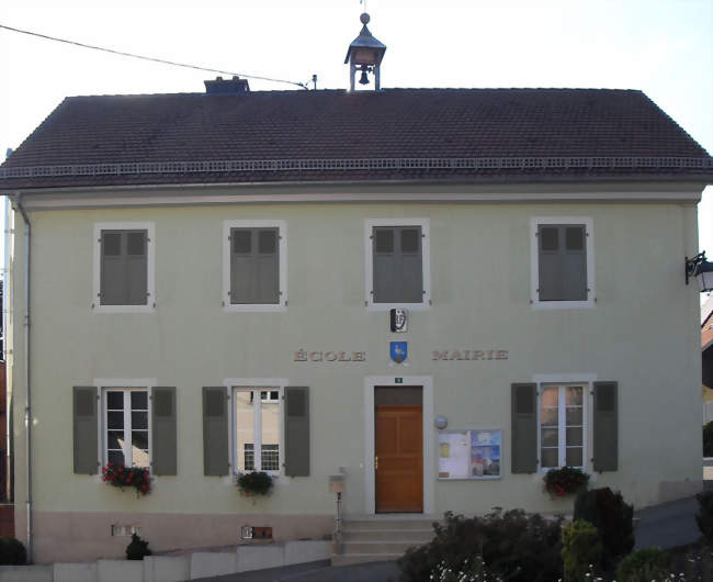 La mairie-école - Kiffis (68480) - Haut-Rhin