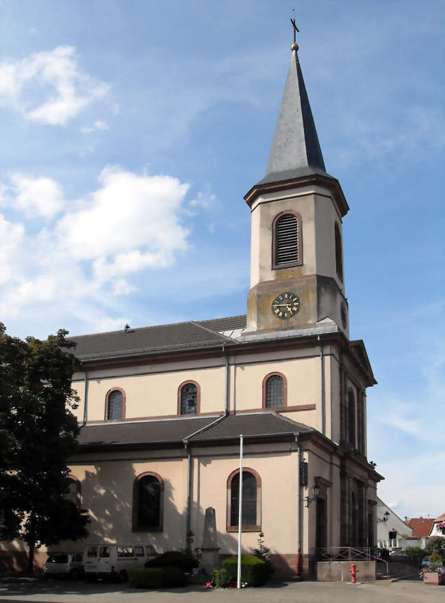 L'église Saint-Léger - Oberhergheim (68127) - Haut-Rhin