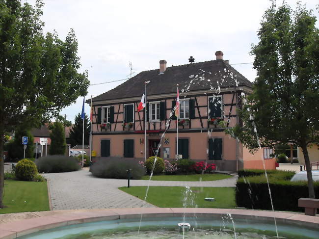 La mairie - Wolfgantzen (68600) - Haut-Rhin
