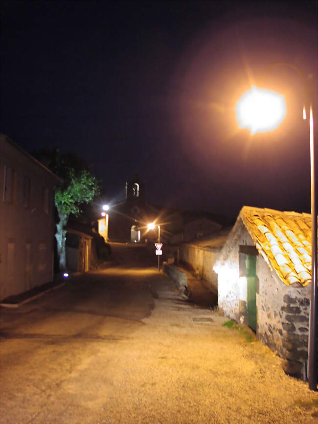 Le village de nuit - Freyssenet (07000) - Ardèche
