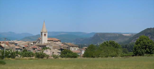 Vue générale sur Saint-Sernin - Saint-Sernin (07200) - Ardèche